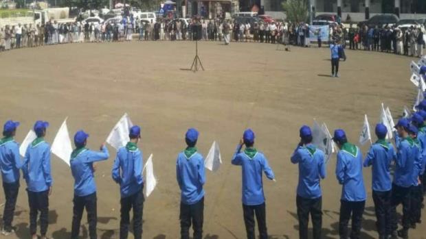 وقفات لأبناء التحرير وآزال ومعين والوحدة بمرور 3000يوم من العدوان